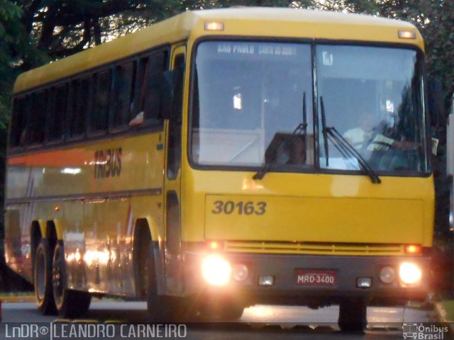 Viação Itapemirim 30163 na cidade de São Paulo, São Paulo, Brasil, por Leandro Carneiro. ID da foto: 1134680.