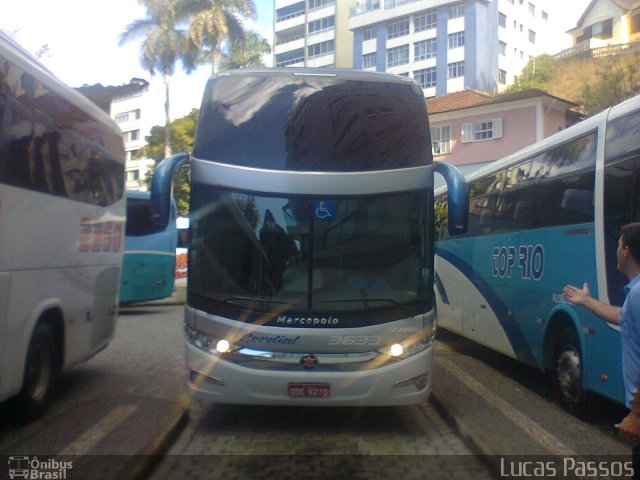 Viação Cordial Transportes e Turismo 3633 na cidade de Petrópolis, Rio de Janeiro, Brasil, por Lucas Passos. Número da foto: #1134704.