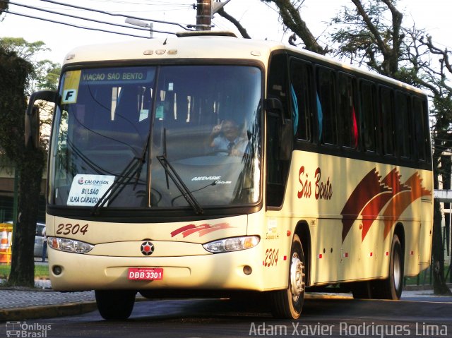 Viação São Bento Campinas - TEL Turismo 2304 na cidade de Cubatão, São Paulo, Brasil, por Adam Xavier Rodrigues Lima. Número da foto: #1135484.