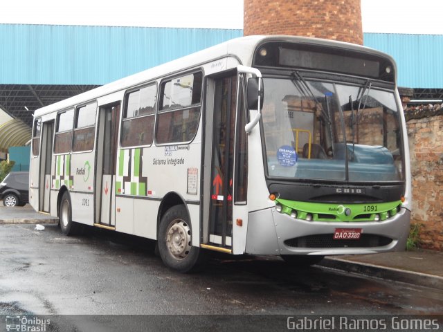 Viação Millenium 1091 na cidade de Piracicaba, São Paulo, Brasil, por Gabriel Ramos Gomes. Número da foto: #1136155.