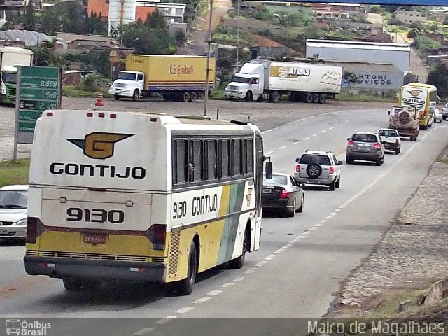 Empresa Gontijo de Transportes 9130 na cidade de João Monlevade, Minas Gerais, Brasil, por Mairo de Magalhães. ID da foto: 1134913.