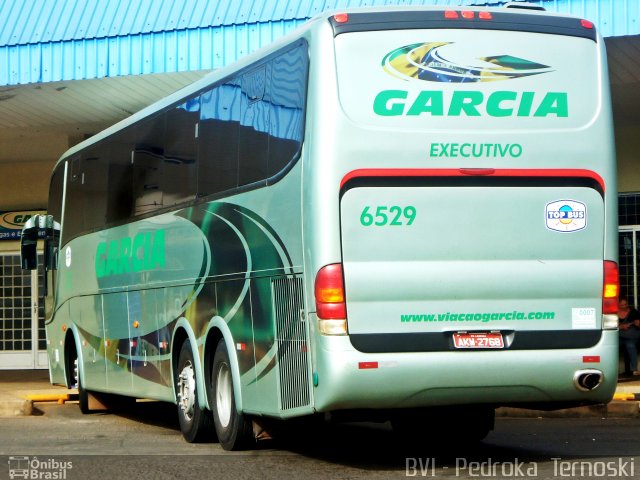 Viação Garcia 6529 na cidade de Rolândia, Paraná, Brasil, por Pedroka Ternoski. Número da foto: #1137897.