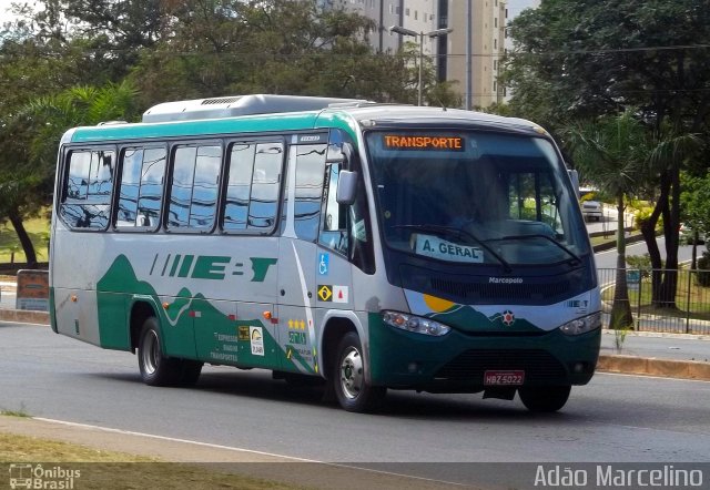 EBT - Expresso Biagini Transportes 5022 na cidade de Belo Horizonte, Minas Gerais, Brasil, por Adão Raimundo Marcelino. ID da foto: 1138050.