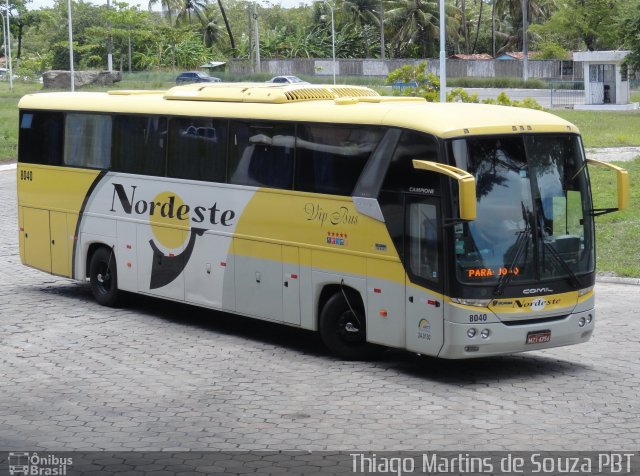 Viação Nordeste 8040 na cidade de João Pessoa, Paraíba, Brasil, por Thiago Martins de Souza. ID da foto: 1137166.