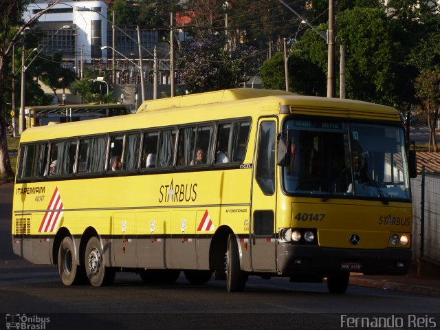 Viação Itapemirim 40147 na cidade de Ribeirão Preto, São Paulo, Brasil, por Fernando Reis. ID da foto: 1138691.