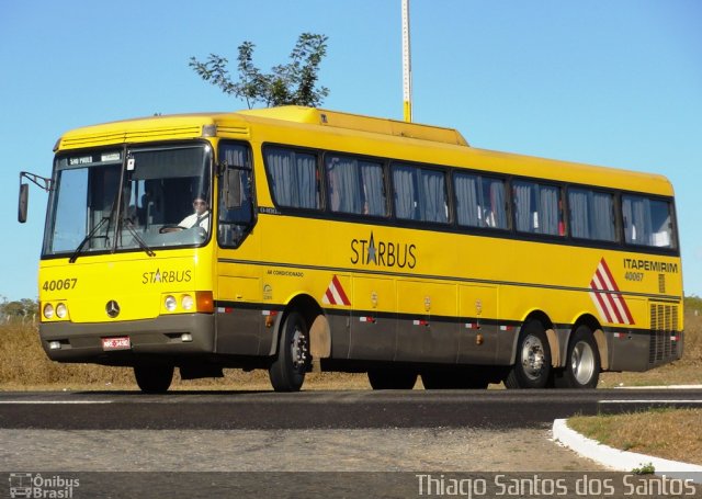 Viação Itapemirim 40067 na cidade de Vitória da Conquista, Bahia, Brasil, por Thiago Santos. Número da foto: #1138799.