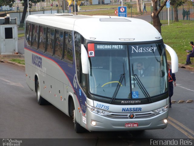 Viação Nasser 207115 na cidade de Ribeirão Preto, São Paulo, Brasil, por Fernando Reis. Número da foto: #1138708.