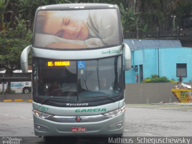 Viação Garcia 7187 na cidade de Santos, São Paulo, Brasil, por Matheus  Scheguschewsky. Número da foto: #1141117.