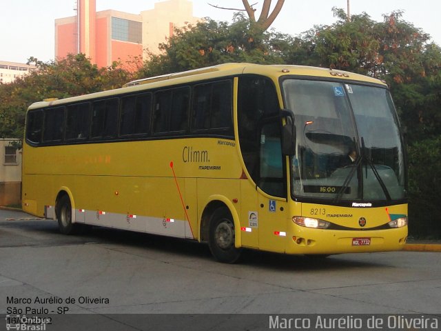Viação Itapemirim 8213 na cidade de São Paulo, São Paulo, Brasil, por Marco Aurélio de Oliveira. Número da foto: #1141260.
