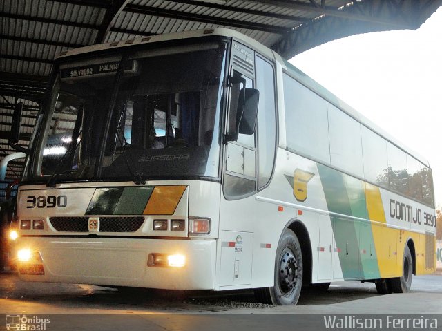 Empresa Gontijo de Transportes 3890 na cidade de Barreiras, Bahia, Brasil, por Wallison Ferreira. ID da foto: 1141242.