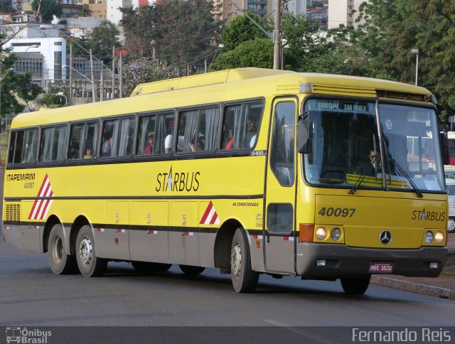 Viação Itapemirim 40097 na cidade de Ribeirão Preto, São Paulo, Brasil, por Fernando Reis. ID da foto: 1140565.