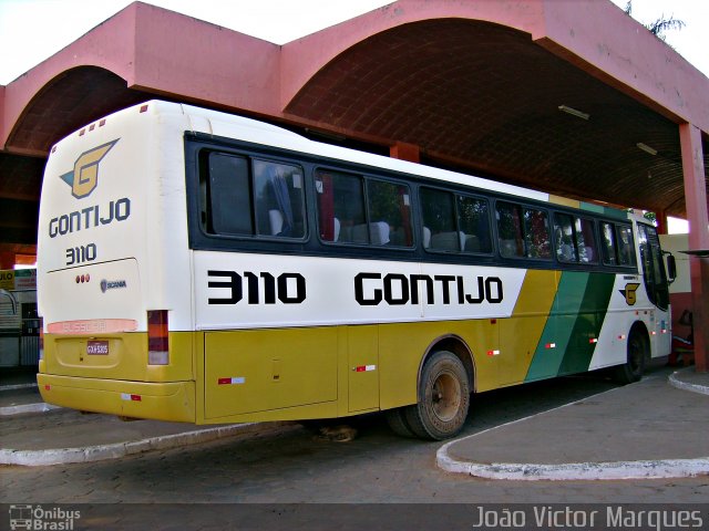 Empresa Gontijo de Transportes 3110 na cidade de São Francisco, Minas Gerais, Brasil, por João Victor Marques. ID da foto: 1191364.