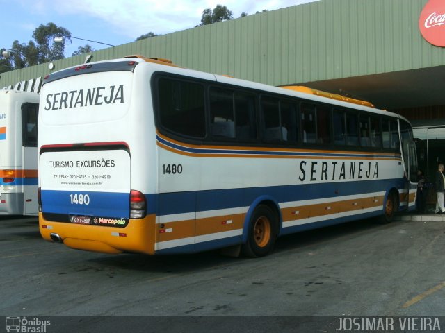 Viação Sertaneja 1480 na cidade de Caetanópolis, Minas Gerais, Brasil, por Josimar Vieira. Número da foto: #1191427.