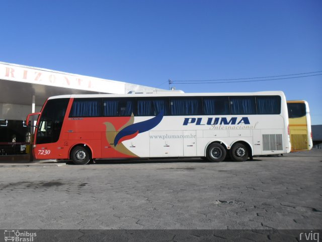 Pluma Conforto e Turismo 7230 na cidade de General Carneiro, Paraná, Brasil, por Rodrigo Augusto  Vignaga. Número da foto: #1192557.
