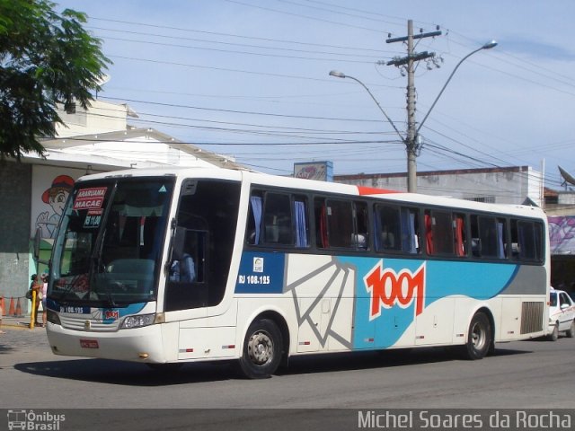 Auto Viação 1001 RJ 108.125 na cidade de Araruama, Rio de Janeiro, Brasil, por Michel Soares da Rocha. Número da foto: #1210623.