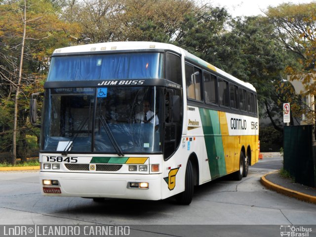 Empresa Gontijo de Transportes 15845 na cidade de São Paulo, São Paulo, Brasil, por Leandro Carneiro. ID da foto: 1209735.