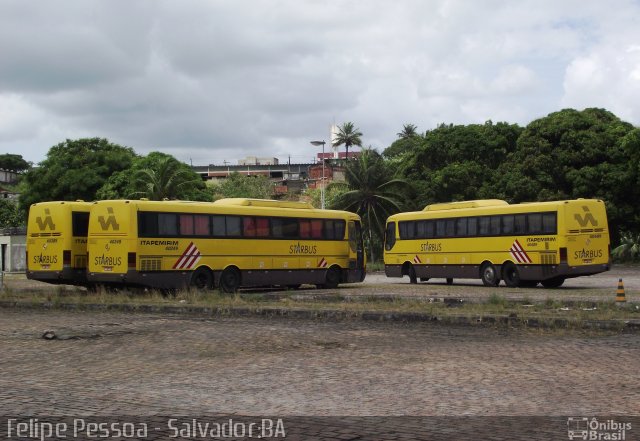 Viação Itapemirim GARAGEM na cidade de Salvador, Bahia, Brasil, por Felipe Pessoa de Albuquerque. Número da foto: #1212554.