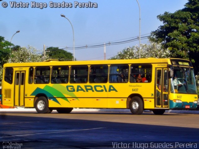 Viação Garcia 6437 na cidade de Maringá, Paraná, Brasil, por Victor Hugo Guedes Pereira. Número da foto: #1211258.