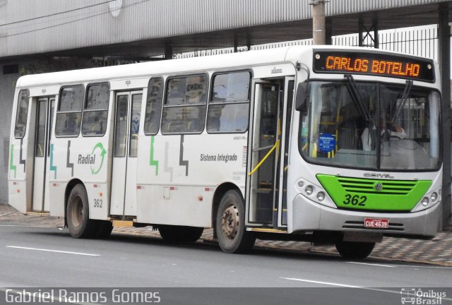 Viação Stenico 362 na cidade de Piracicaba, São Paulo, Brasil, por Gabriel Ramos Gomes. Número da foto: #1212225.