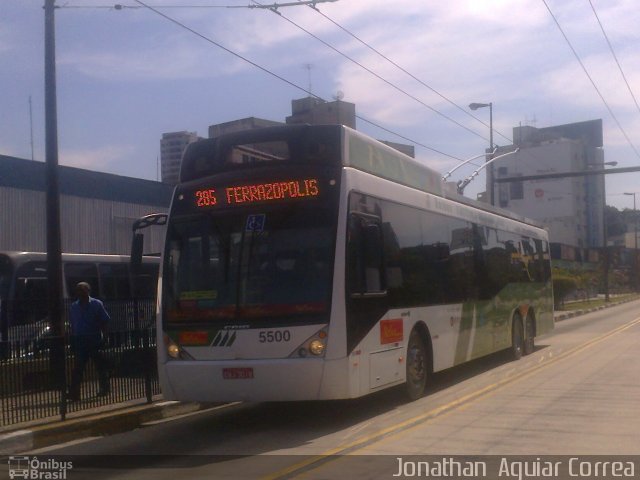 Metra - Sistema Metropolitano de Transporte 5500 na cidade de São Bernardo do Campo, São Paulo, Brasil, por Jonathan  Aguiar Correa. Número da foto: #1213228.