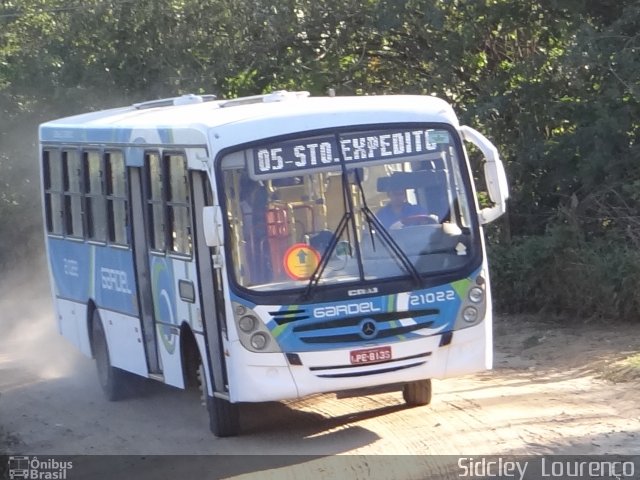 Gardel Turismo 21022 na cidade de Queimados, Rio de Janeiro, Brasil, por Sidcley Lourenço. ID da foto: 1212271.