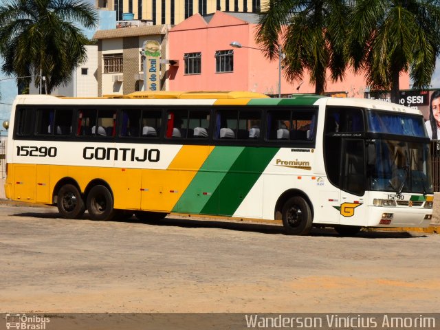 Empresa Gontijo de Transportes 15290 na cidade de Governador Valadares, Minas Gerais, Brasil, por Wanderson Vinícius Amorim. Número da foto: #1211536.