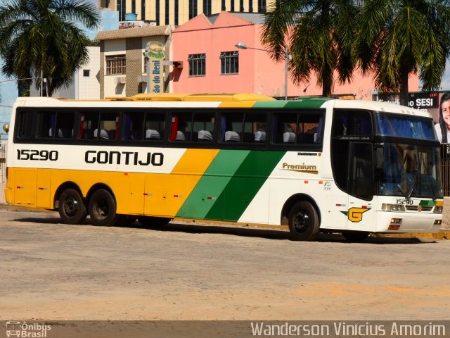 Empresa Gontijo de Transportes 15290 na cidade de Governador Valadares, Minas Gerais, Brasil, por Wanderson Vinícius Amorim. ID da foto: 1211536.