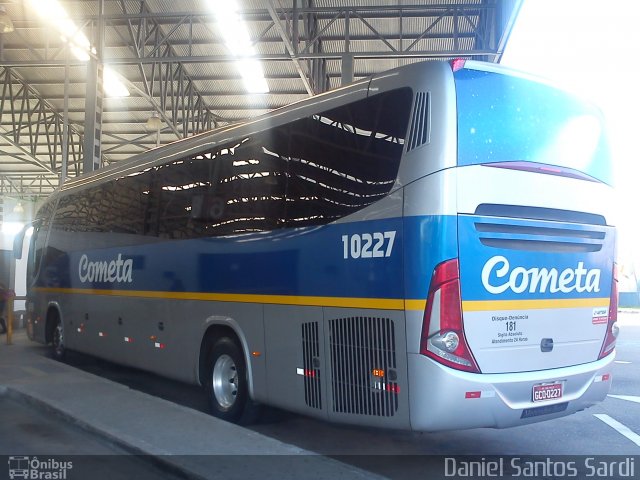 Viação Cometa 10227 na cidade de Praia Grande, São Paulo, Brasil, por Daniel Santos Sardi. Número da foto: #1214523.