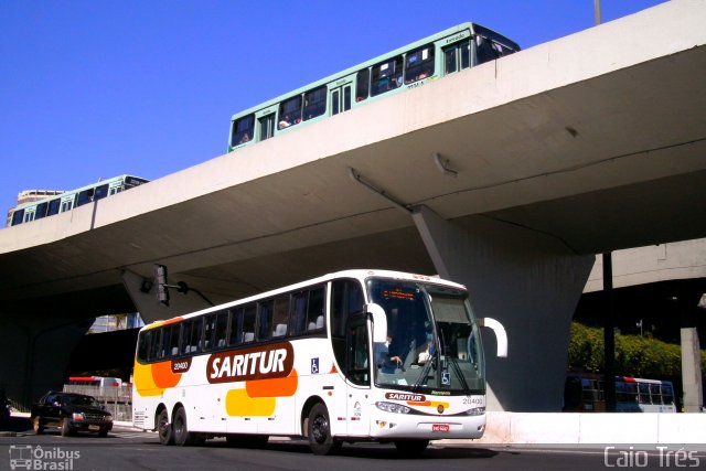 Saritur - Santa Rita Transporte Urbano e Rodoviário 20400 na cidade de Belo Horizonte, Minas Gerais, Brasil, por Caio Trés. Número da foto: #1214761.