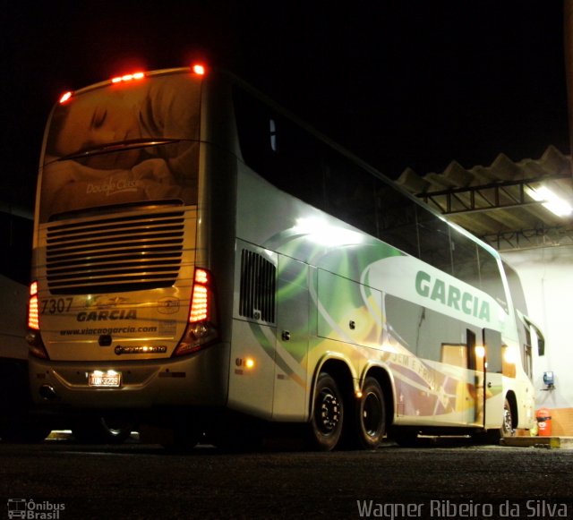 Viação Garcia 7307 na cidade de Catalão, Goiás, Brasil, por Wagner Ribeiro da Silva. Número da foto: #1213814.