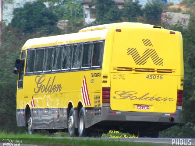 Viação Itapemirim 45015 na cidade de Tanguá, Rio de Janeiro, Brasil, por Paulo Henrique. ID da foto: 1213708.