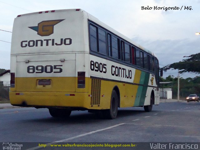 Empresa Gontijo de Transportes 8905 na cidade de Belo Horizonte, Minas Gerais, Brasil, por Valter Francisco. ID da foto: 1213808.