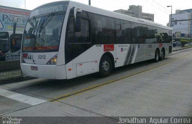 Metra - Sistema Metropolitano de Transporte 5212 na cidade de São Bernardo do Campo, São Paulo, Brasil, por Jonathan  Aguiar Correa. Número da foto: #1214293.
