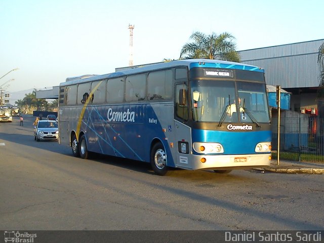 Viação Cometa 7687 na cidade de Praia Grande, São Paulo, Brasil, por Daniel Santos Sardi. Número da foto: #1214532.