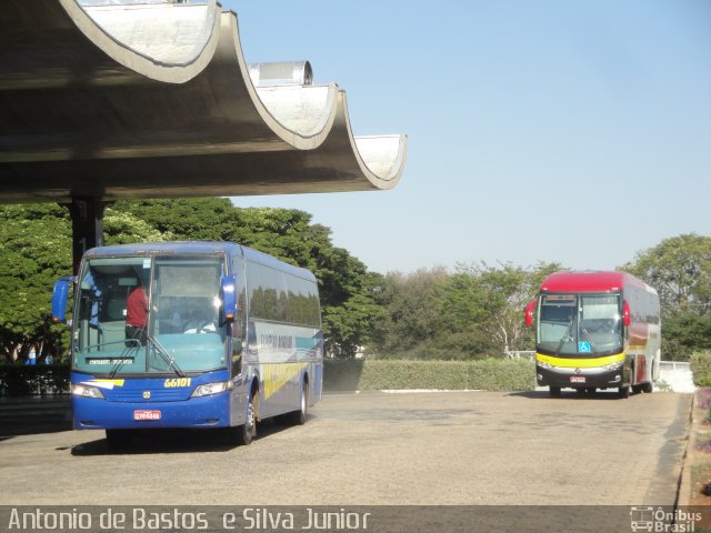Expresso Araguari 66101 na cidade de Uberlândia, Minas Gerais, Brasil, por Antonio de Bastos  e Silva Junior. Número da foto: #1214203.