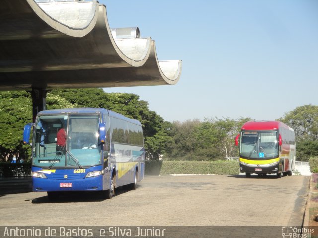 Expresso Araguari 66101 na cidade de Uberlândia, Minas Gerais, Brasil, por Antonio de Bastos  e Silva Junior. ID da foto: 1214203.