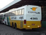 Empresa Gontijo de Transportes 4315 na cidade de Contagem, Minas Gerais, Brasil, por Wagner Gontijo Várzea da Palma-mg. ID da foto: :id.