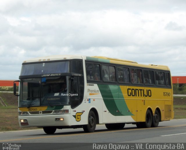 Empresa Gontijo de Transportes 15790 na cidade de Vitória da Conquista, Bahia, Brasil, por Rava Ogawa. ID da foto: 1216016.