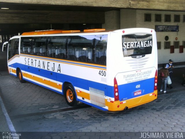 Viação Sertaneja 450 na cidade de Belo Horizonte, Minas Gerais, Brasil, por Josimar Vieira. Número da foto: #1215452.
