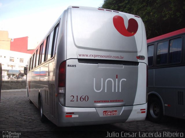 Expresso Unir 2160 na cidade de Belo Horizonte, Minas Gerais, Brasil, por Julio Cesar Lacerda Ribeiro. Número da foto: #1217098.