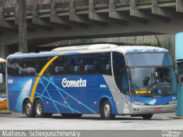 Viação Cometa 7649 na cidade de Santos, São Paulo, Brasil, por Matheus  Scheguschewsky. ID da foto: 1216323.