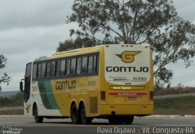 Empresa Gontijo de Transportes 15790 na cidade de Vitória da Conquista, Bahia, Brasil, por Rava Ogawa. ID da foto: 1216023.