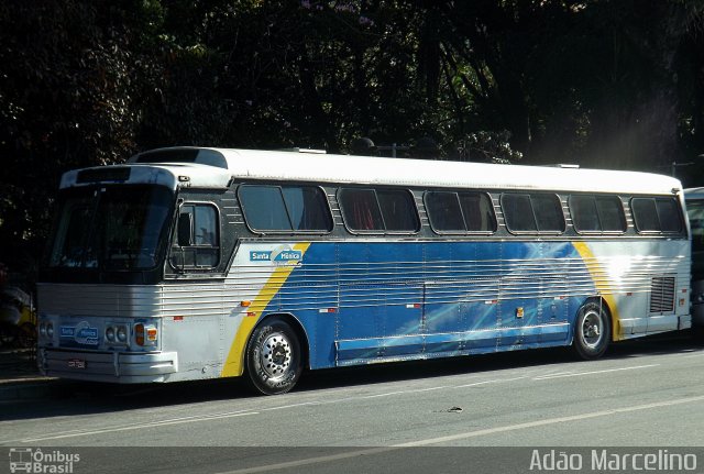 Santa Mônica Turismo CGR-7250 na cidade de Belo Horizonte, Minas Gerais, Brasil, por Adão Raimundo Marcelino. Número da foto: #1219060.