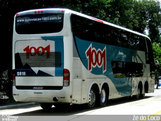 Auto Viação 1001 2818 na cidade de São Paulo, São Paulo, Brasil, por Joel Mariano de Souza. ID da foto: 1220903.