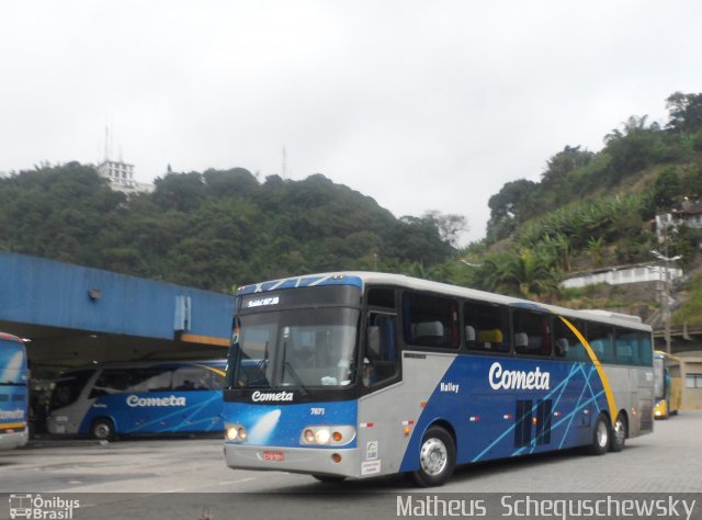 Viação Cometa 7671 na cidade de Santos, São Paulo, Brasil, por Matheus  Scheguschewsky. Número da foto: #1221121.
