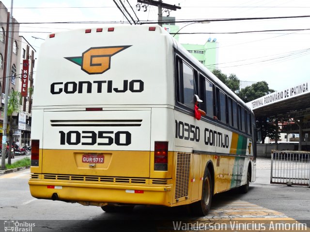 Empresa Gontijo de Transportes 10350 na cidade de Ipatinga, Minas Gerais, Brasil, por Wanderson Vinícius Amorim. ID da foto: 1222499.