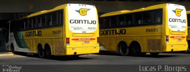 Empresa Gontijo de Transportes 15670 na cidade de Araxá, Minas Gerais, Brasil, por Lucas Borges . Número da foto: #1221967.