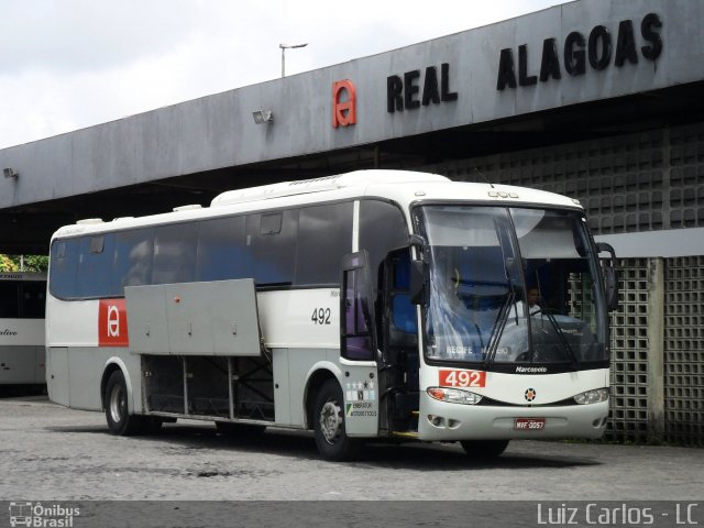 Real Alagoas de Viação 492 na cidade de Jaboatão dos Guararapes, Pernambuco, Brasil, por Luiz Carlos de Santana. Número da foto: #1221998.