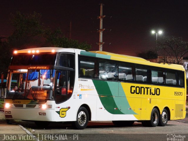 Empresa Gontijo de Transportes 15970 na cidade de Teresina, Piauí, Brasil, por João Victor. Número da foto: #1221811.