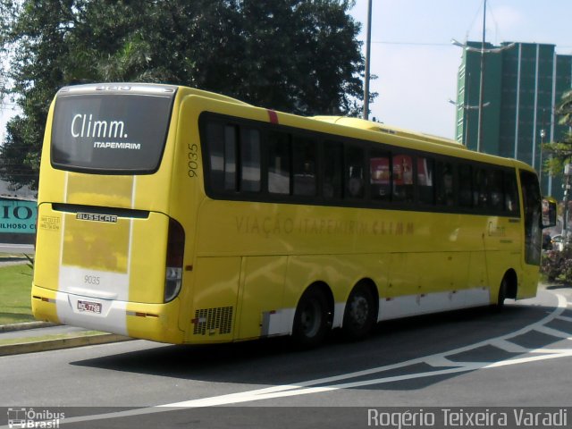 Viação Itapemirim 9035 na cidade de Santos, São Paulo, Brasil, por Rogério Teixeira Varadi. Número da foto: #1221476.